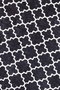 Conceptum Kupa - Black Djt Alfombra de pasillo Blanco y negro (100 x 200 cm)